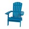 Flash Furniture Blue All-Weather Folding Adirondack Chairs, PK 4 4-JJ-C14505-BLU-GG - alternate 4